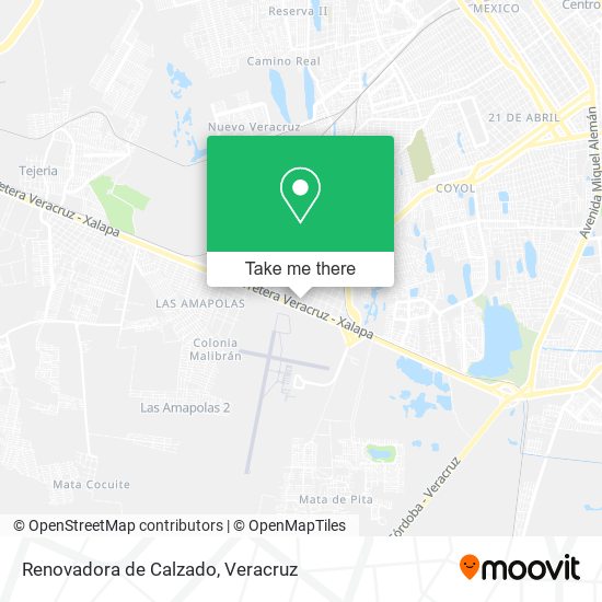 Renovadora de Calzado map