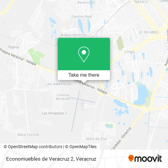 Economuebles de Veracruz 2 map