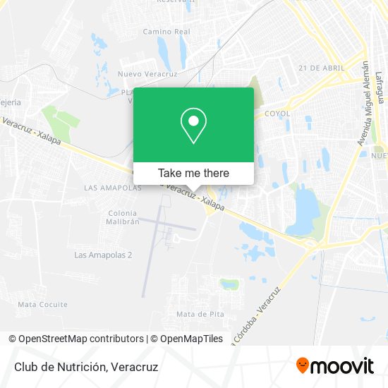 Mapa de Club de Nutrición