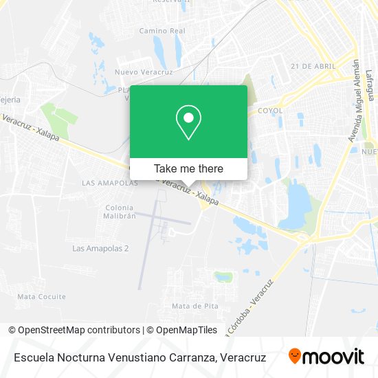 Escuela Nocturna Venustiano Carranza map