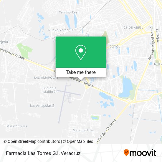 Mapa de Farmacia Las Torres G.I