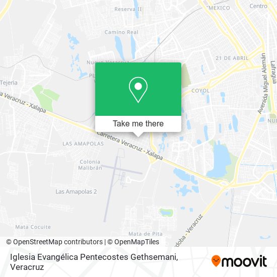 Iglesia Evangélica Pentecostes Gethsemani map