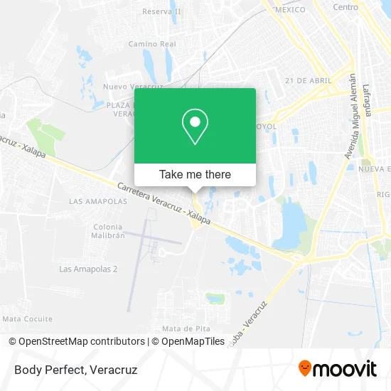 Body Perfect map