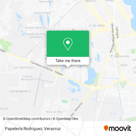 Papelería Rodriguez map