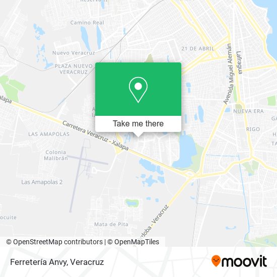 Mapa de Ferretería Anvy