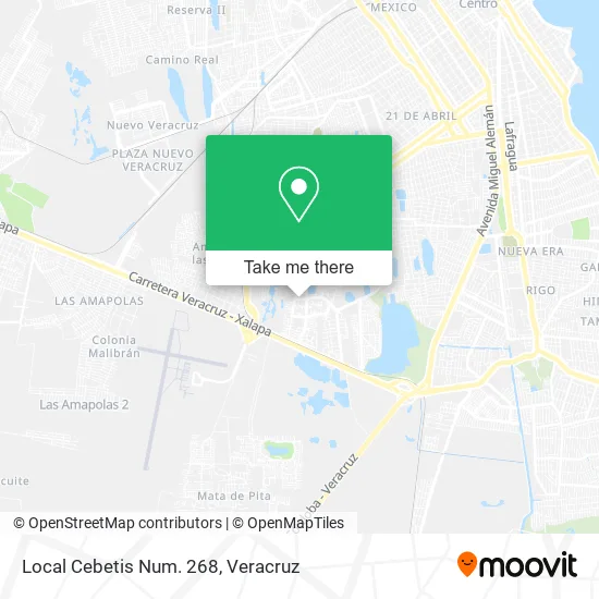 Local Cebetis Num. 268 map