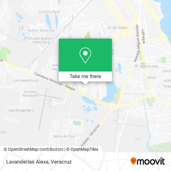 Mapa de Lavanderías Alexa