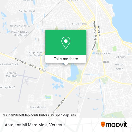 Mapa de Antojitos Mi Mero Mole