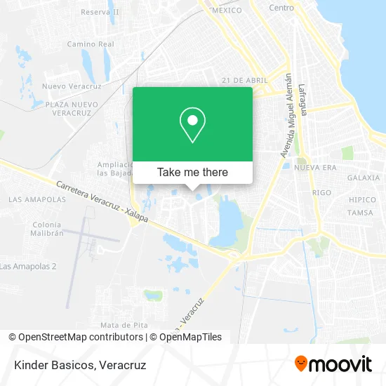 Kinder Basicos map