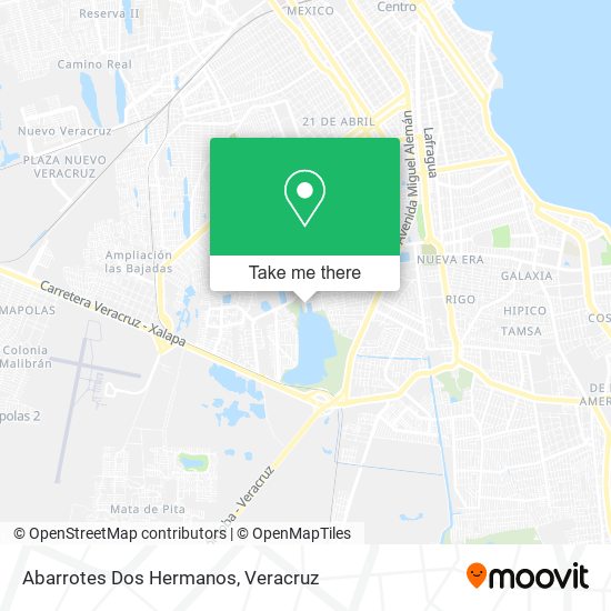 Mapa de Abarrotes Dos Hermanos
