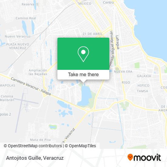 Mapa de Antojitos Guille