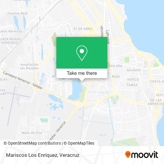 Mapa de Mariscos Los Enríquez