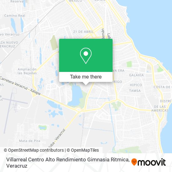 Villarreal Centro Alto Rendimiento Gimnasia Ritmica map