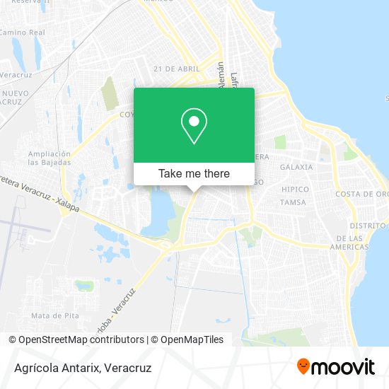 Agrícola Antarix map