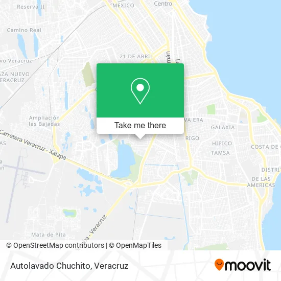 Autolavado Chuchito map