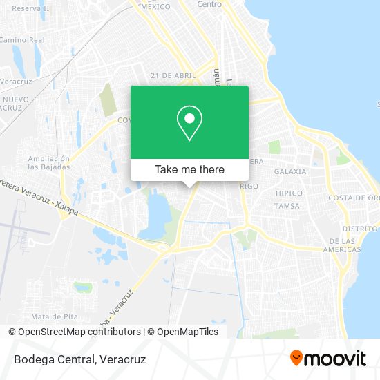 Mapa de Bodega Central