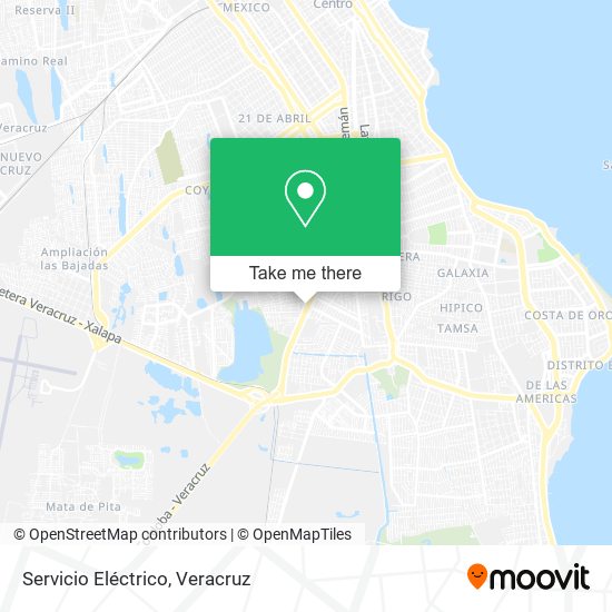 Servicio Eléctrico map