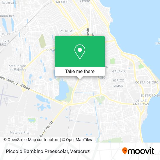 Mapa de Piccolo Bambino Preescolar