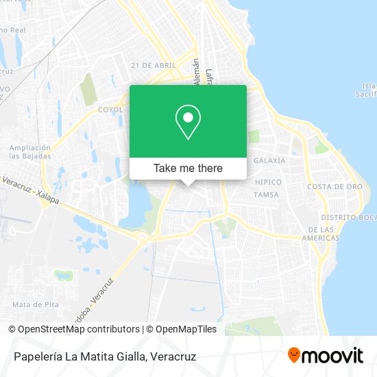 Papelería La Matita Gialla map