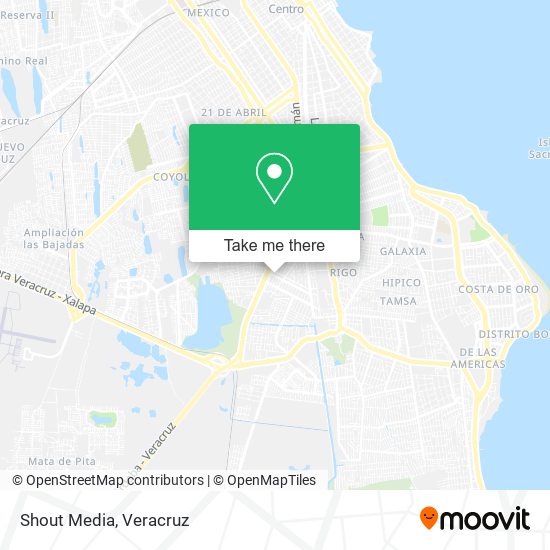 Mapa de Shout Media