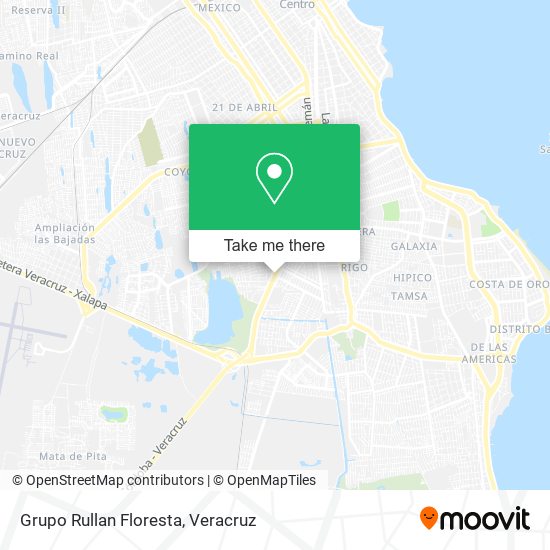 Mapa de Grupo Rullan Floresta