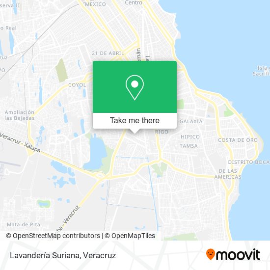 Lavandería Suriana map