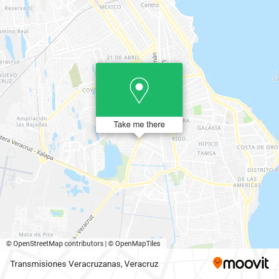 Transmisiones Veracruzanas map
