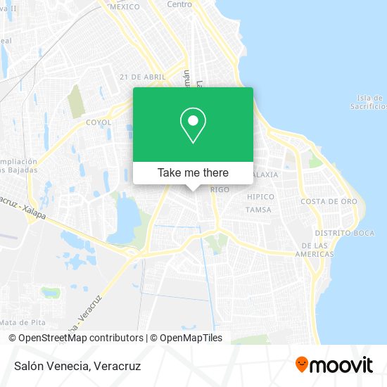 Mapa de Salón Venecia