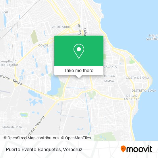 Mapa de Puerto Evento Banquetes