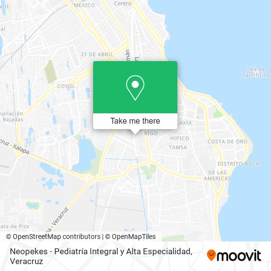 Neopekes - Pediatría Integral y Alta Especialidad map