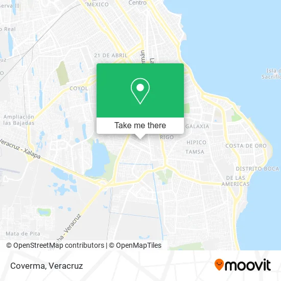 Mapa de Coverma