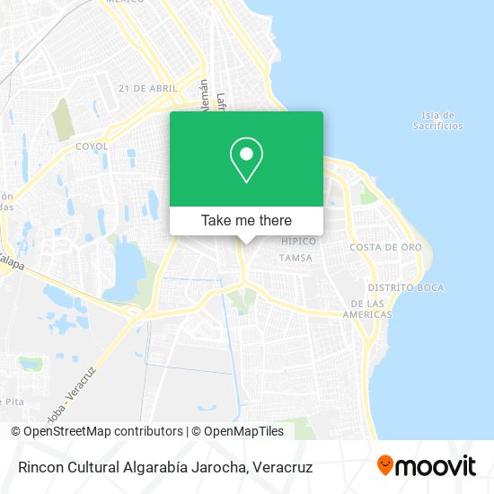 Rincon Cultural Algarabía Jarocha map
