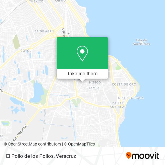Mapa de El Pollo de los Pollos