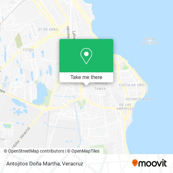 Antojitos Doña Martha map