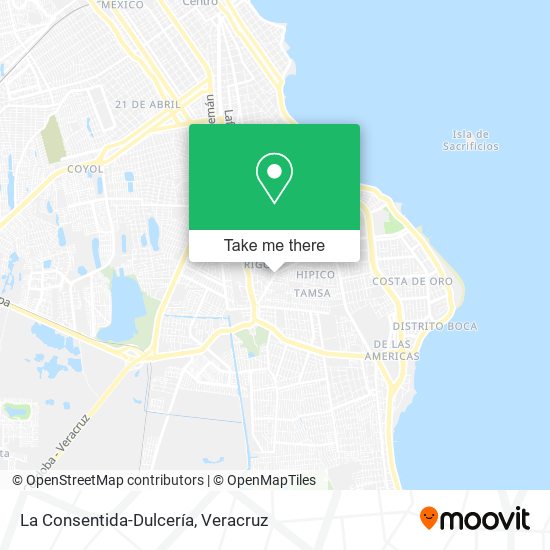 La Consentida-Dulcería map
