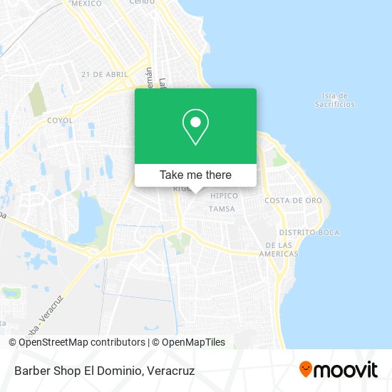 Mapa de Barber Shop El Dominio