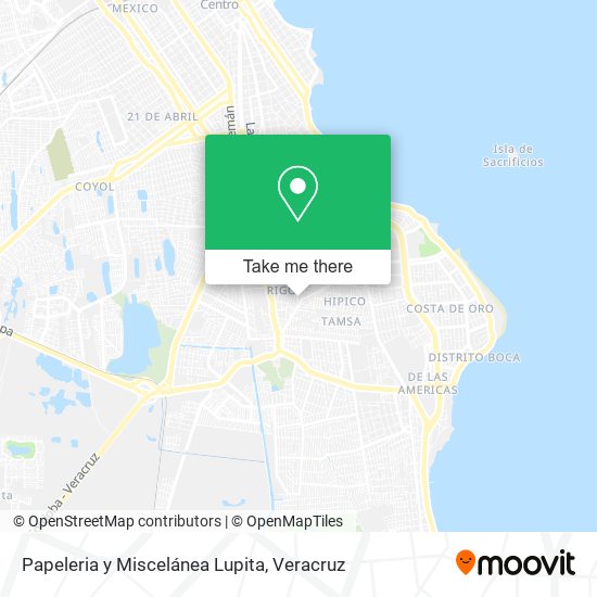 Papeleria y Miscelánea Lupita map