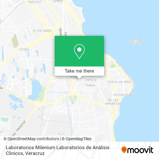 Laboratorios Milenium Laboratorios de Análisis Clinicos map