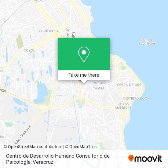 Centro de Desarrollo Humano Consultorio de Psicología map