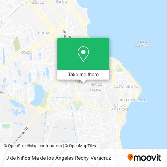 J de Niños Ma de los Ángeles Rechy map