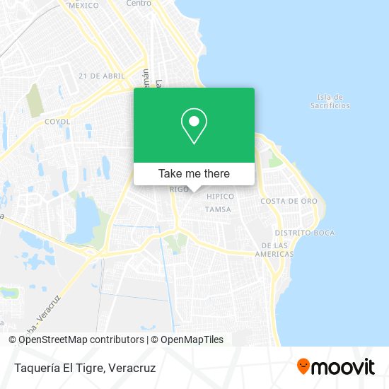 Taquería El Tigre map