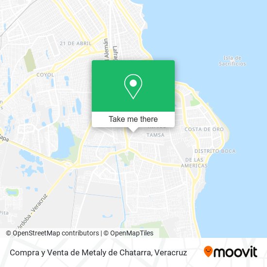 Compra y Venta de Metaly de Chatarra map