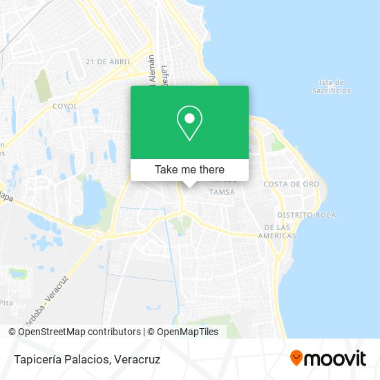Mapa de Tapicería Palacios