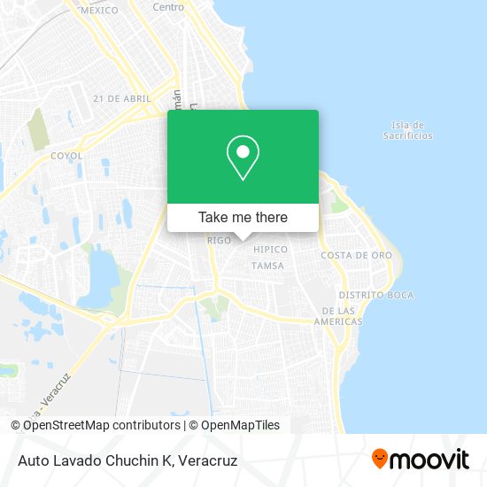 Auto Lavado Chuchin K map