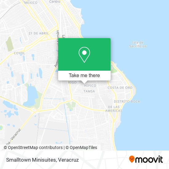 Smalltown Minisuites map