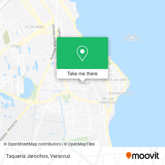 Taquería Jarochos map