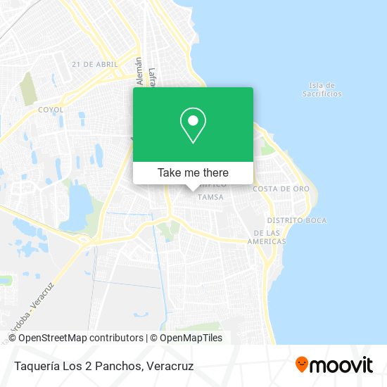 Taquería Los 2 Panchos map