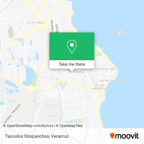 Mapa de Tacoslos Dospanchos
