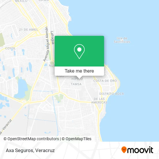 Axa Seguros map