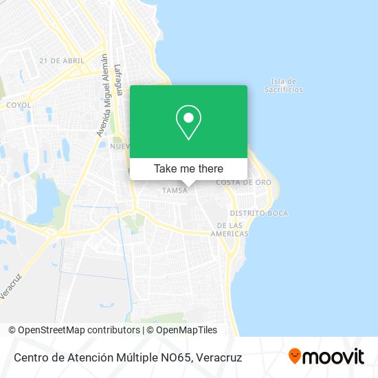 Centro de Atención Múltiple NO65 map
